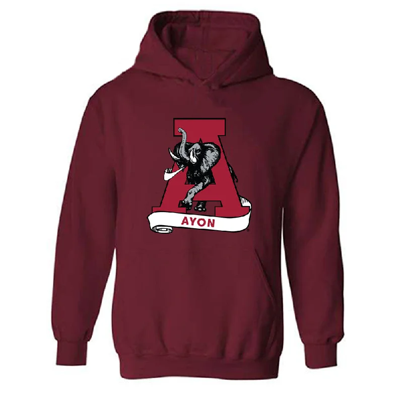 Alabama - NCAA Women's Rowing : Mackenzie Ayon - Hooded Sweatshirt Hoodie with Slim Fit Tailored Modern