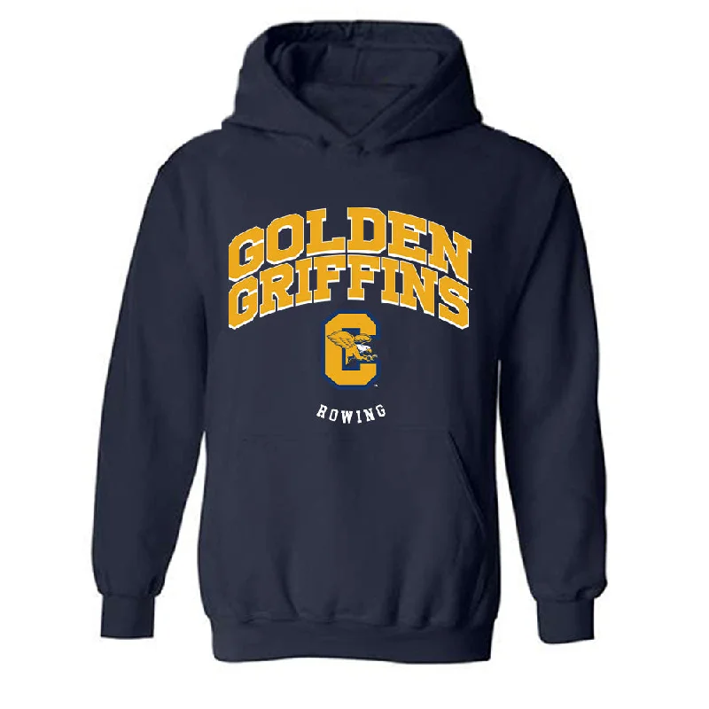 Canisius - NCAA Women's Rowing : Brooke Urmson - Classic Shersey Hooded Sweatshirt Hoodie with Hem Frayed Vintage Worn