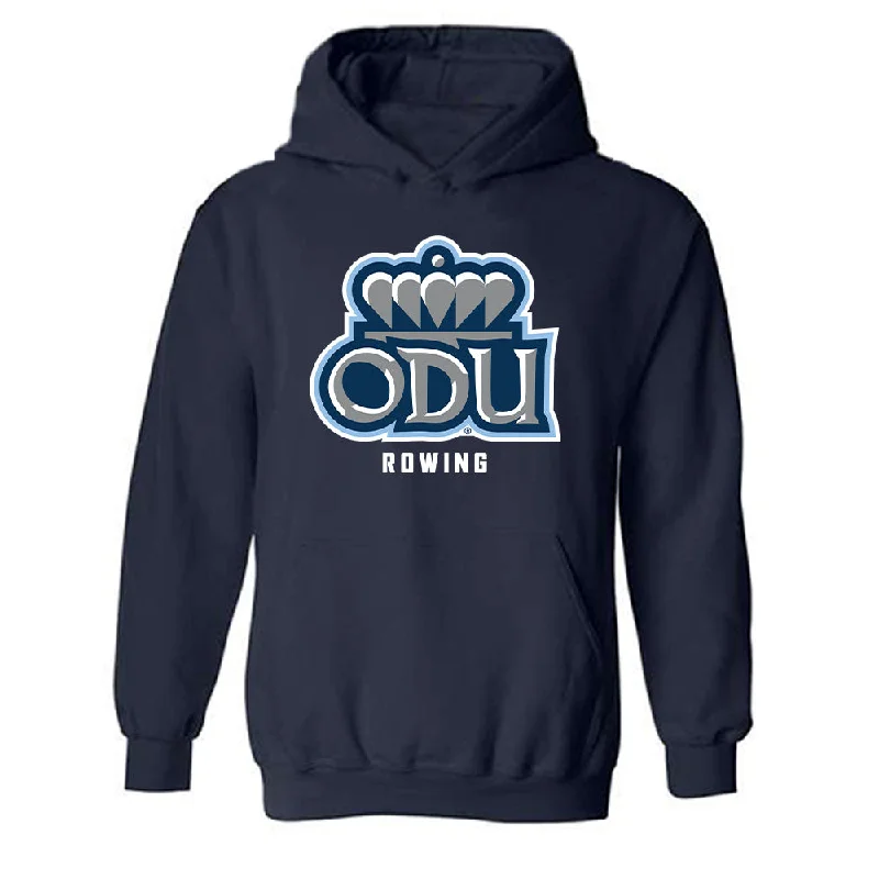 Old Dominion - NCAA Women's Rowing : Sofia Bespalova - Classic Shersey Hooded Sweatshirt Hoodie with Stripes Bold Sporty