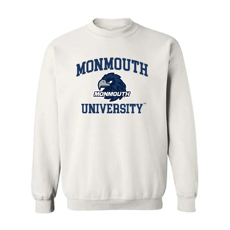 Monmouth - NCAA Women's Rowing : Nadia Nole - Classic Fashion Shersey Crewneck Sweatshirt Hoodie with High-Low Hem Asymmetrical Trendy