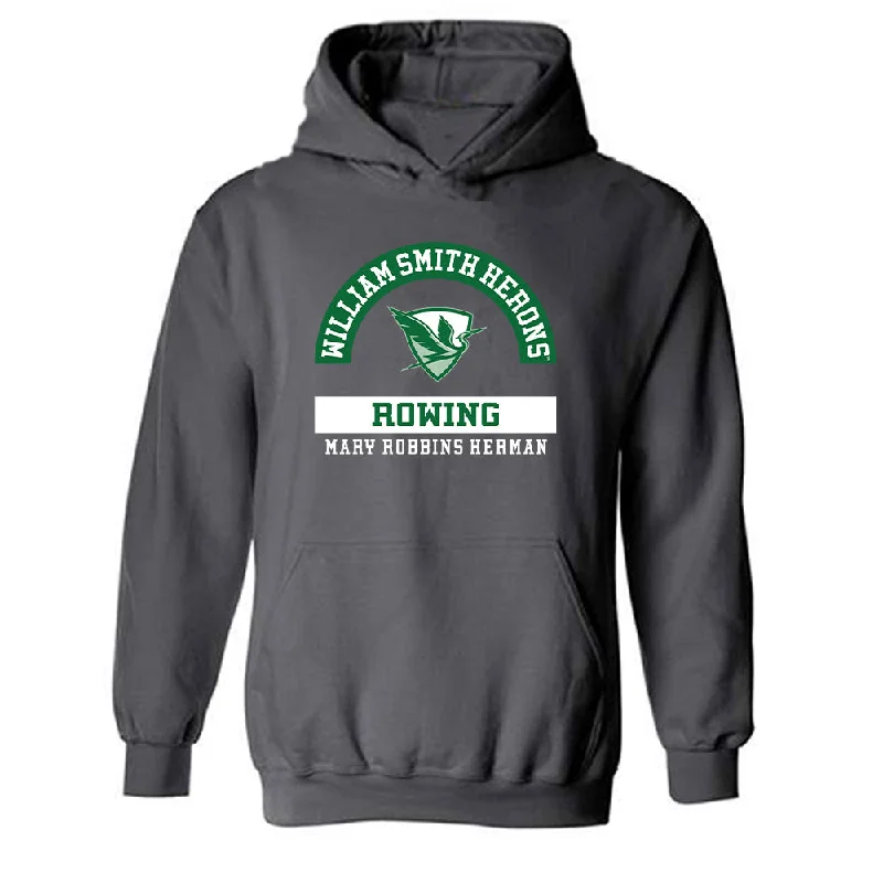 HWS - NCAA Women's Rowing : Mary Robbins Herman - Classic Fashion Shersey Hooded Sweatshirt Oversized Hoodie Comfort Casual