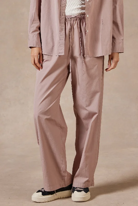 Frankie Poplin Pant Stylish Paperbag Waist Pants