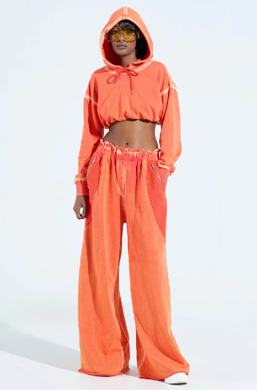 SWEET AS CAN BE PANT Trendy Wide-Legged Trousers