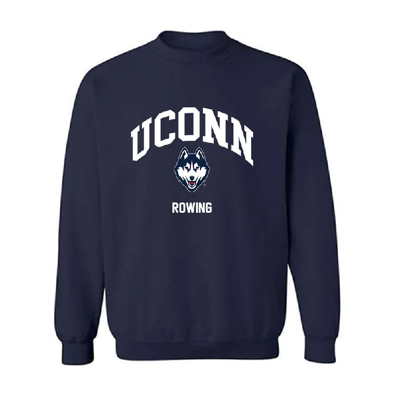 UConn - NCAA Women's Rowing : Evelyn Erofeyev - Classic Shersey Crewneck Sweatshirt Hoodie with High-Low Hem Asymmetrical Trendy