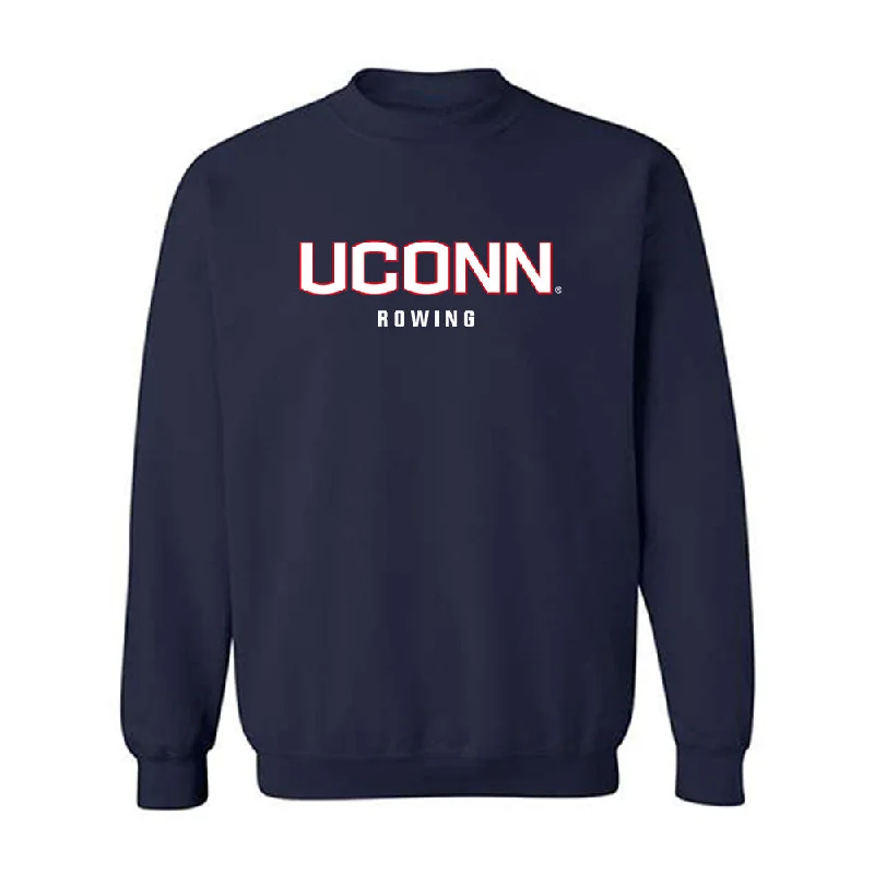 UConn - NCAA Women's Rowing : Alexa Lewis - Classic Shersey Crewneck Sweatshirt Hoodie with Distressed Vintage Worn