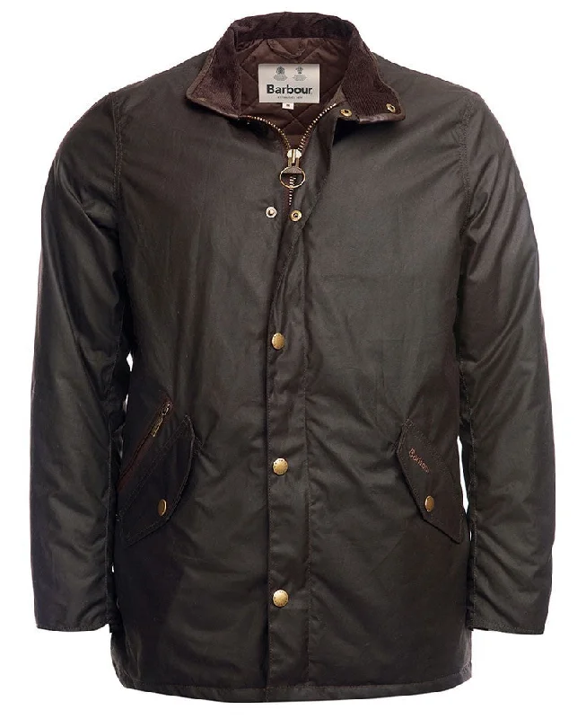 Prestbury Wax Jacket - Rustic Welt Pockets Slit Pockets Flap Pockets