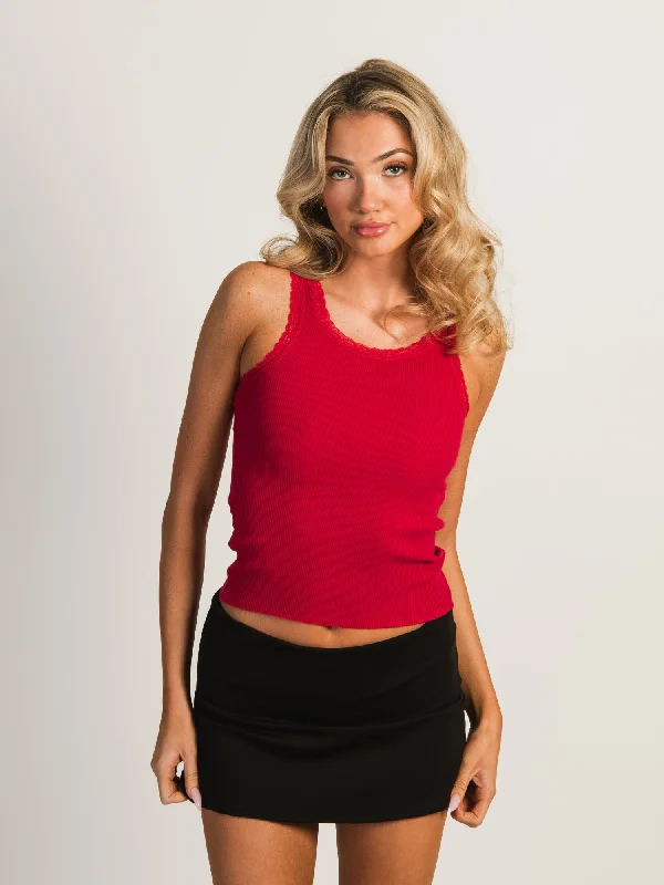 HARLOW KYLIE TANK - PORT halter tank top