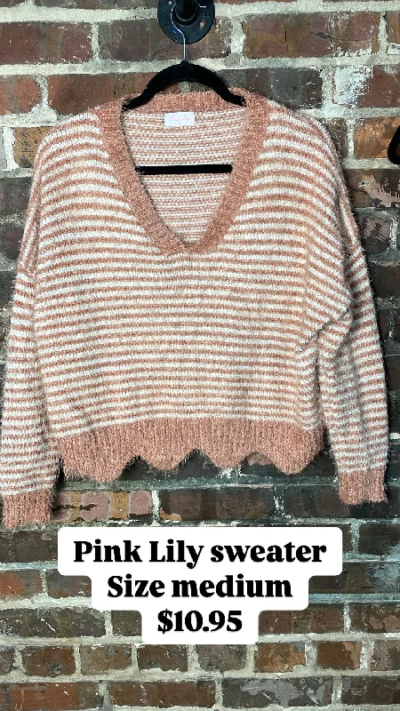 Pink Lily sweater Long Sweater Short Sweater Cropped Sweater