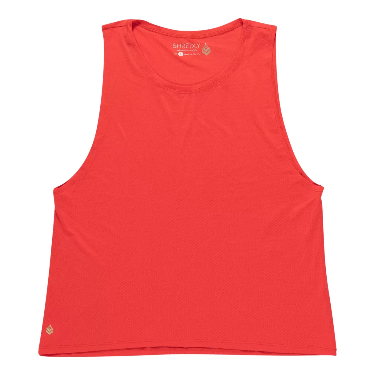 Shredly Honeycomb Mesh Biker Tank solid color tank