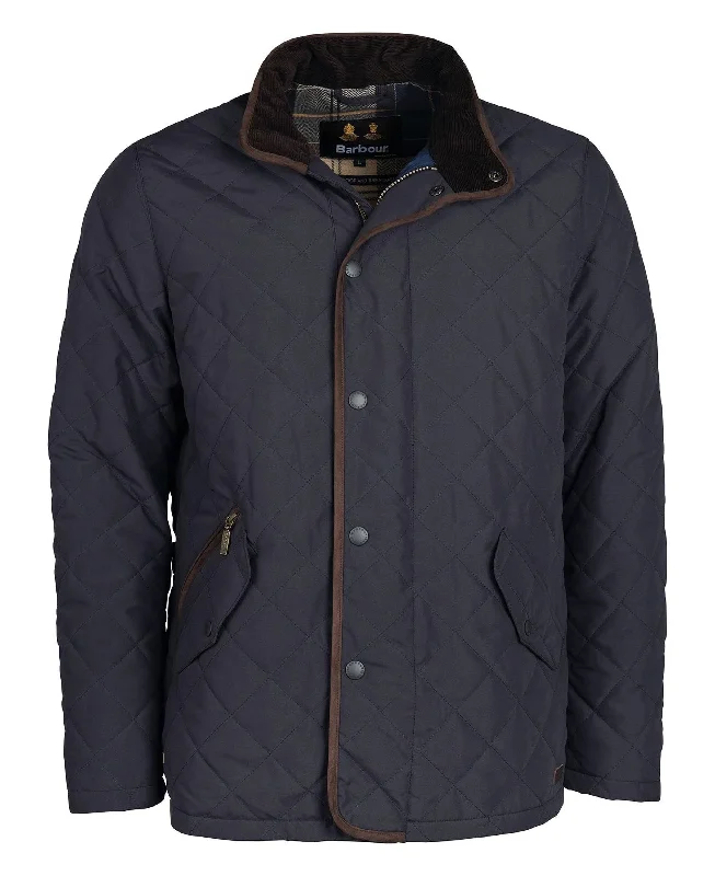 Waterproof Shoveler Quilted Jacket - Navy Knit Jacket Woven Jacket Fleece Jacket