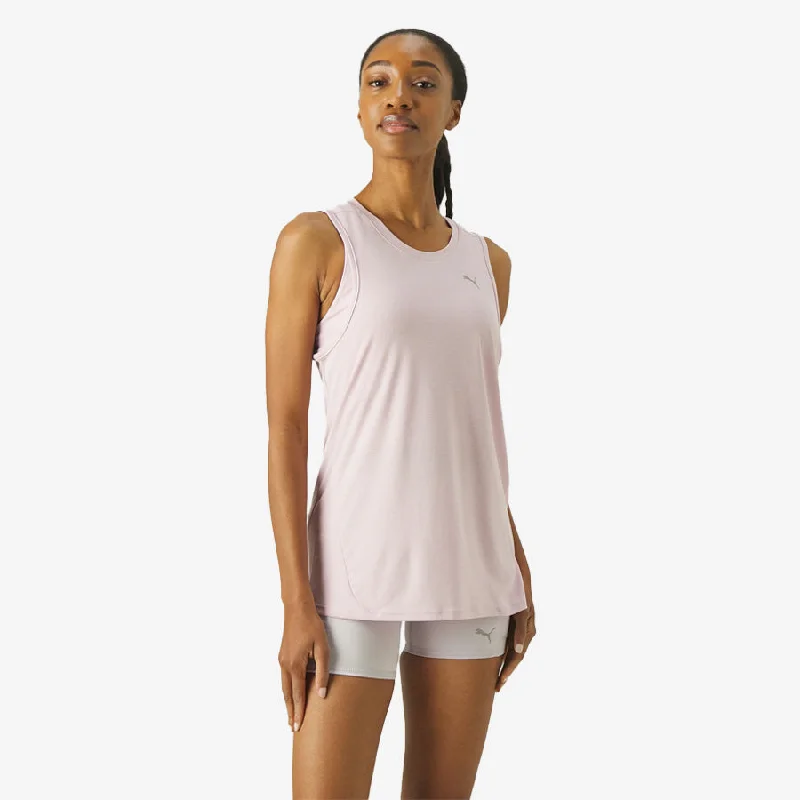 Women's RunFavorite Tank (Grape Mist) v-neck tank top