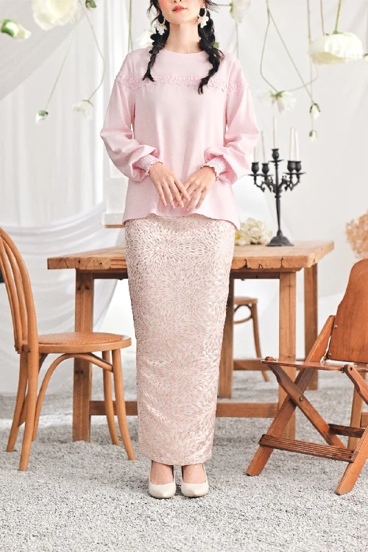 The Mimpian Women Jacquard Skirt - Spring Rose corduroy skirt durable