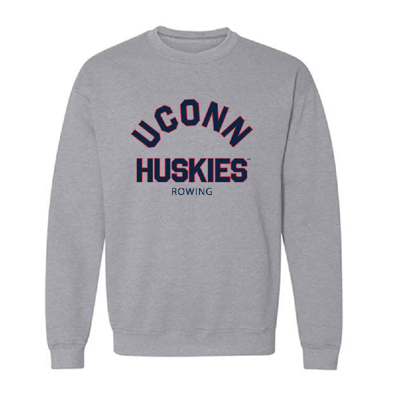 UConn - NCAA Women's Rowing : Dora Harag - Classic Shersey Crewneck Sweatshirt Hoodie with Bell Sleeves Flared Feminine