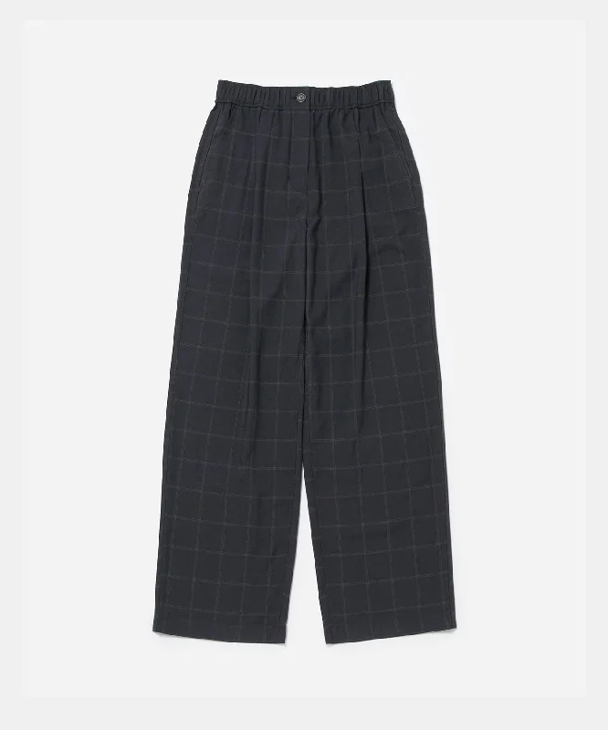 Palmetto Gabardine Pant Trendy Wide-Legged Trousers