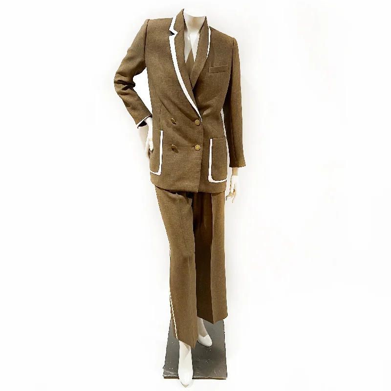 2019 Double-Breasted Pant Suit Formal Dress Pants