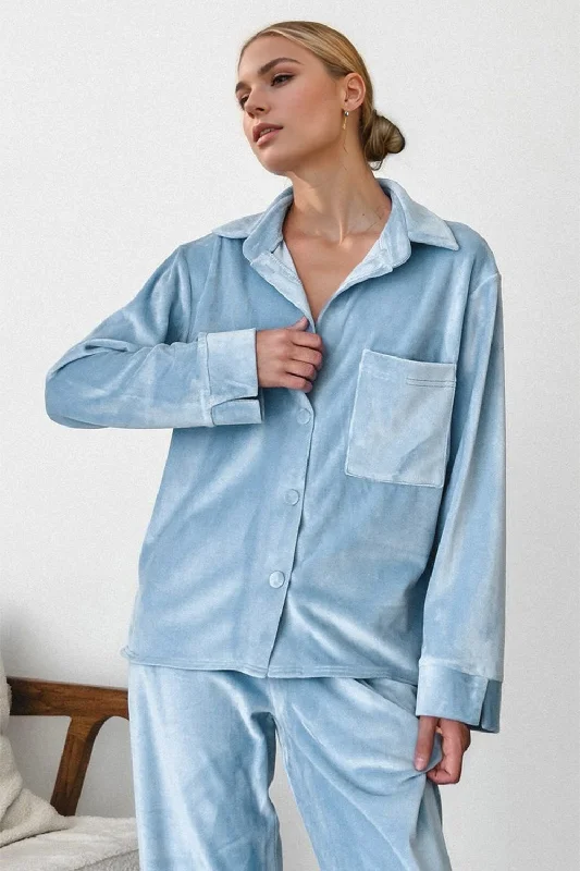 Hazel Blues® |  Basic Bae Buttery-Soft Collared Neck Button Up Top and Pants Set Relaxed Linen Pants