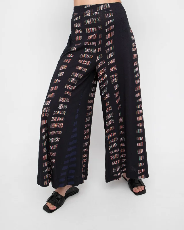 Ozai N Ku Pontoon Palazzo Pants, Keys Comfortable Wide-Leg Pants