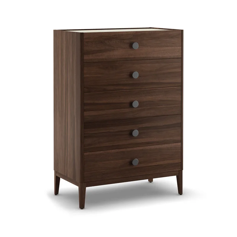 Ema 5-Drawer Tall Dresser Tunics Luxurious high-end