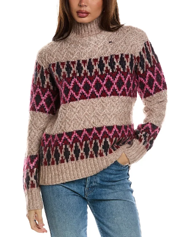 Driftwood Fairisle Sweater Thin Thick Dense