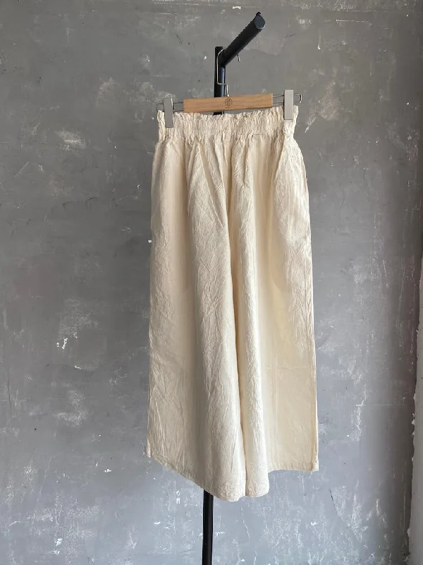 Hand Dyed Farmer's Pants in White Trendy Work Pants