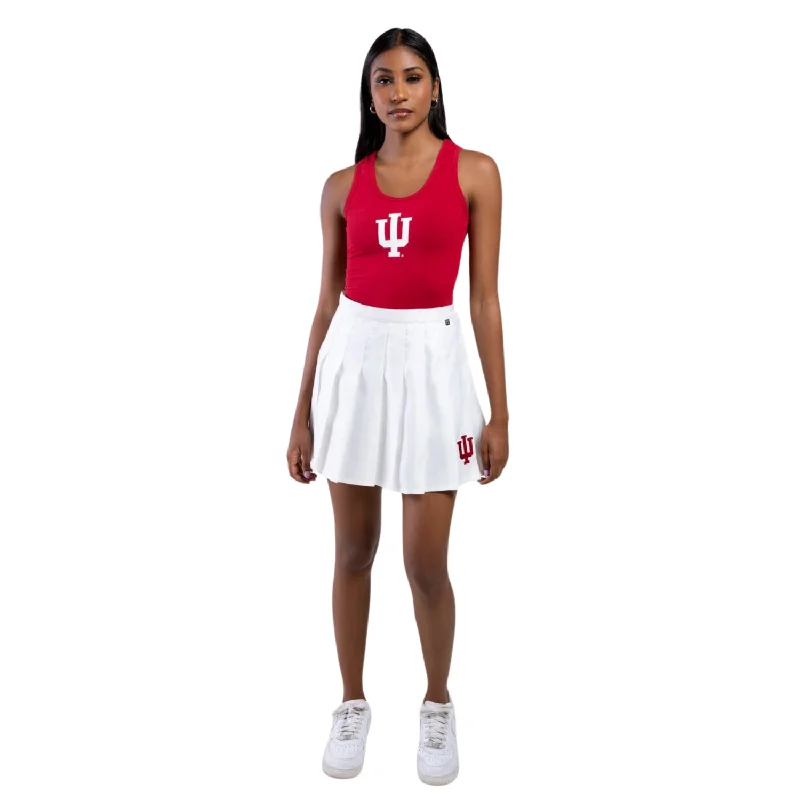 Indiana Hoosiers Hype & Vice Tennis Skirt floral skirt print