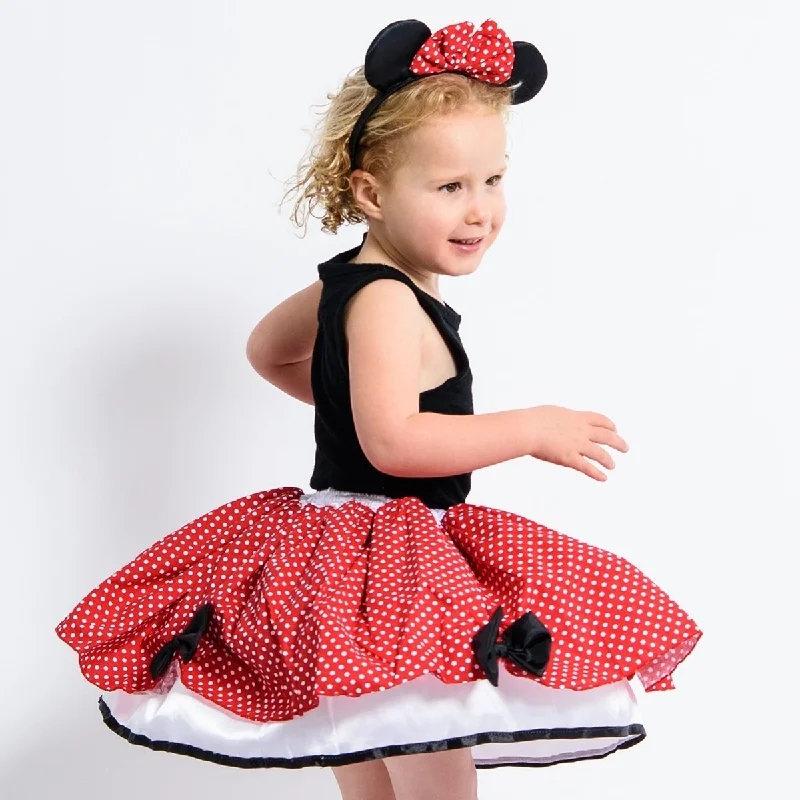 Minnie Mouse Play Set - Tutu Skirt & Headband linen skirt relaxed