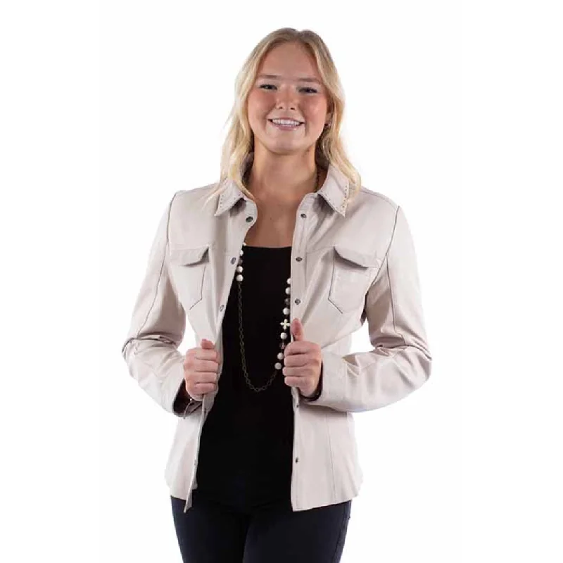 Women's Vanilla Soft Lamb Jacket by Scully L1024 Corduroy Jacket Velvet Jacket Brocade Jacket