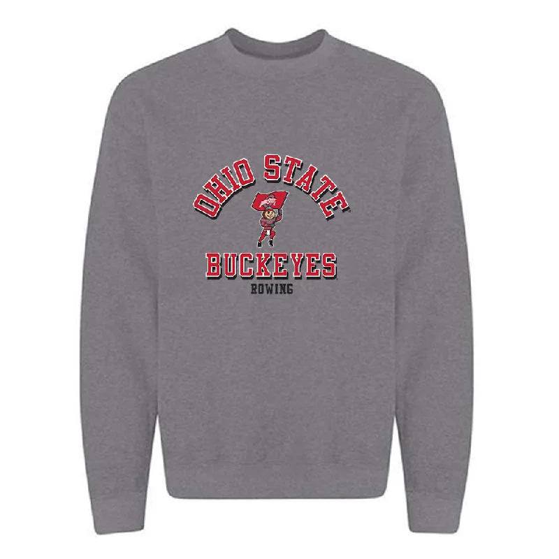 Ohio State - NCAA Women's Rowing : Eliana Bujwalo-Nowak - Classic Shersey Crewneck Sweatshirt Hoodie with Hem Lace Feminine Delicate