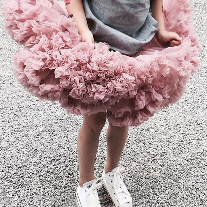 Baby Girls Tutu Skirt Pink Milkshake & Avocados silk skirt lustrous