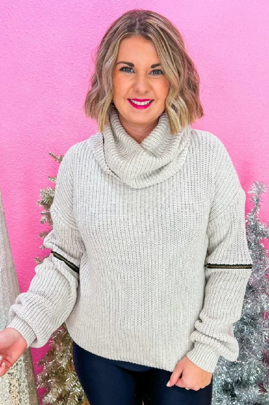 Snuggle Up Sweater - Taupe Wool Sweater Cotton Sweater Cashmere Sweater