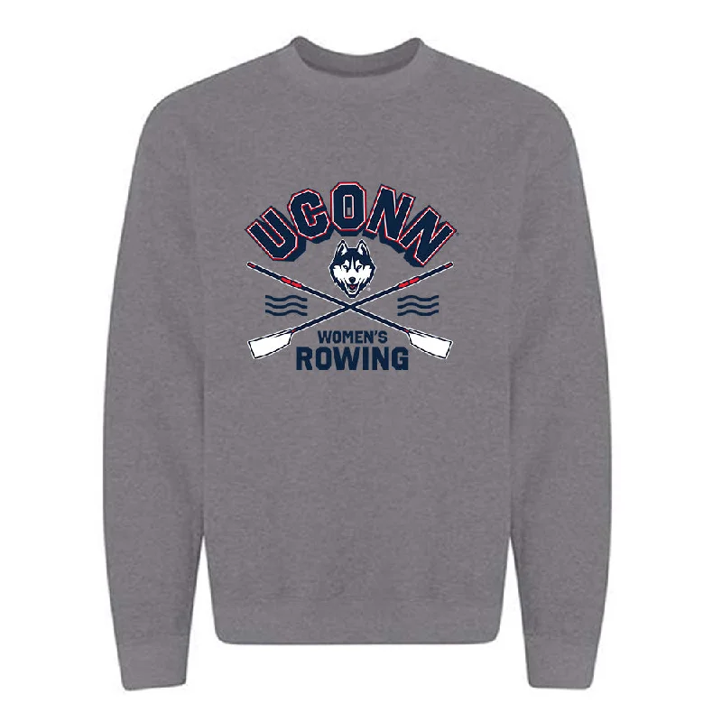 UConn - NCAA Women's Rowing : Alexa Lewis - Sports Shersey Crewneck Sweatshirt Hoodie with Bell Sleeves Flared Feminine