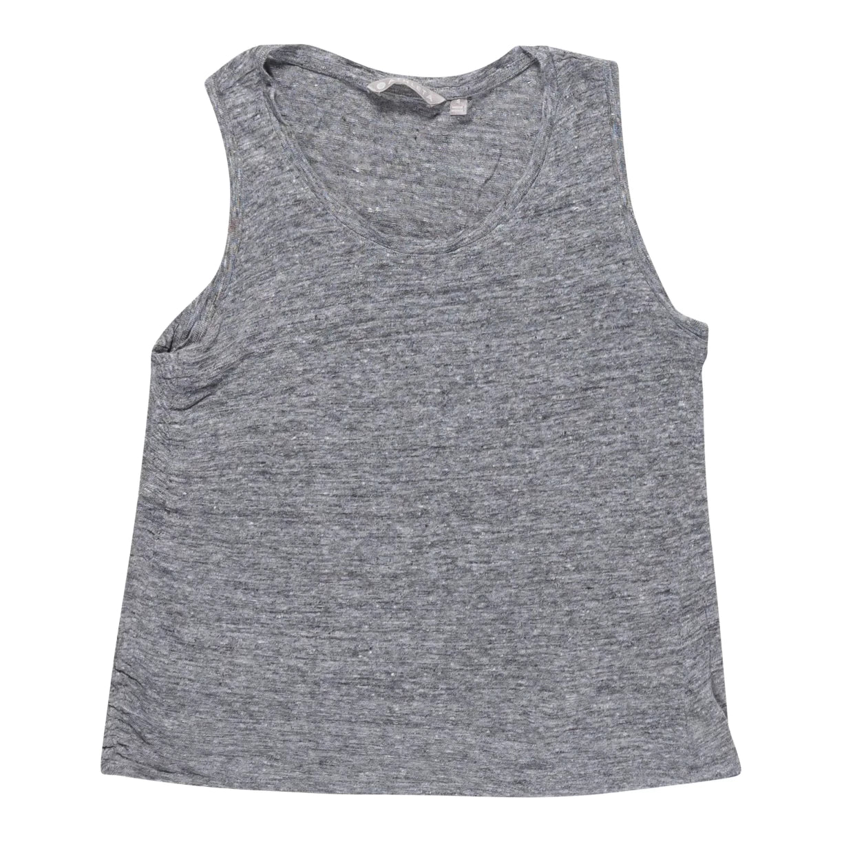 Athleta Linen Ruched Tank sequin tank top