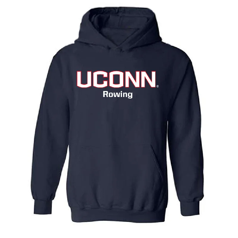 UConn - NCAA Women's Rowing : Dora Harag - Classic Shersey Hooded Sweatshirt Hoodie with Toggle Buttons Decorative Unique