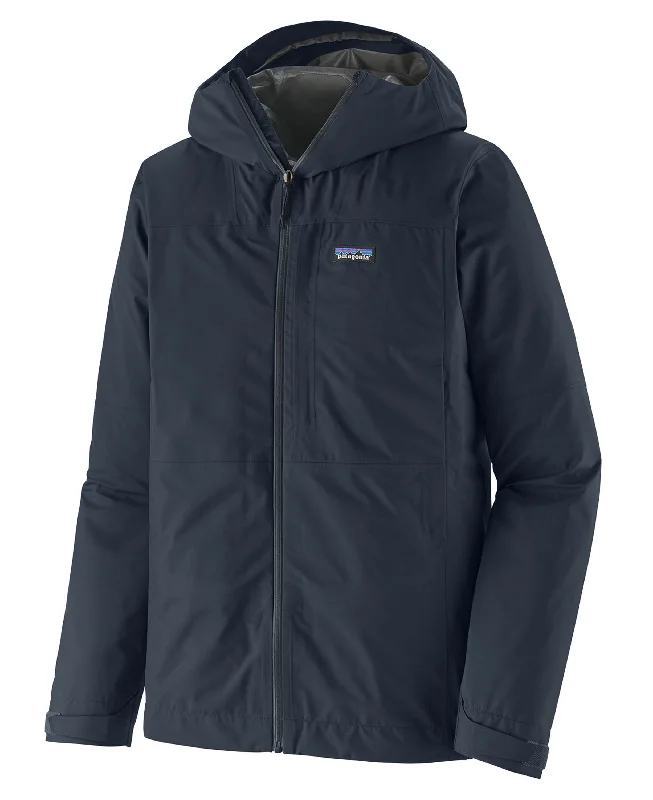 Boulder Fork Rain Jacket - Smolder Blue Fleece Jacket Down Jacket Parka