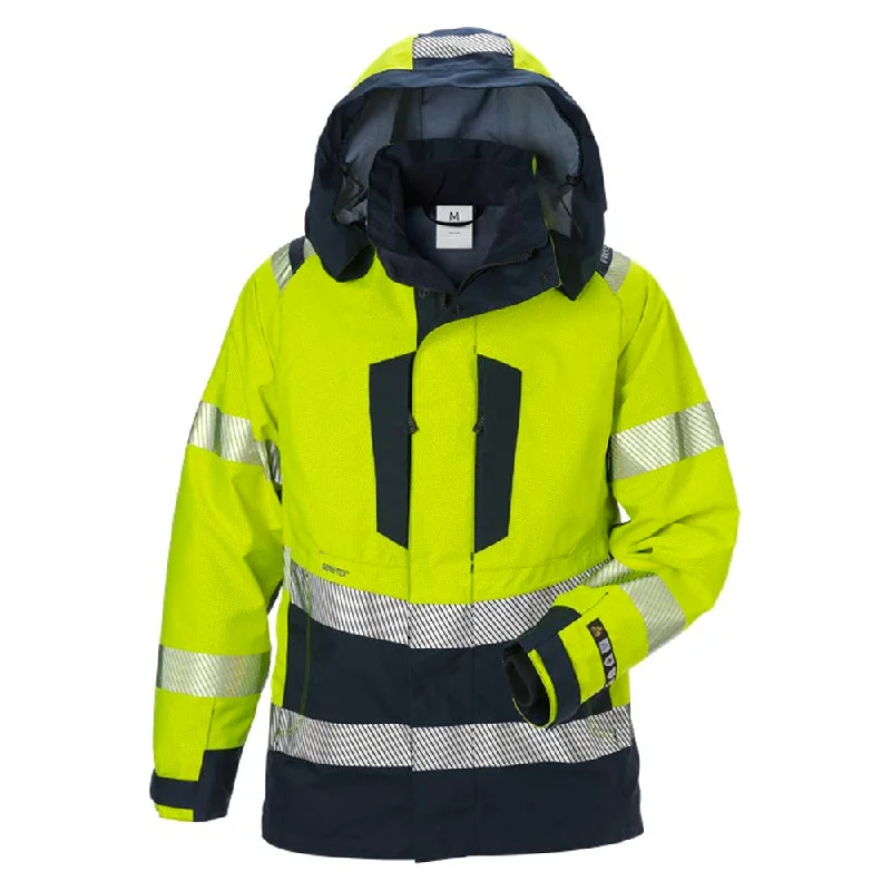 ARC Hi-Viz Ladies GORETEX® Winter Jacket (CL.2/ARC3) Knit Fabric Woven Fabric Fleece Fabric