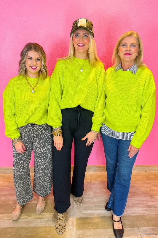 My Love Sweater - Lime Wool Sweater Cotton Sweater Cashmere Sweater