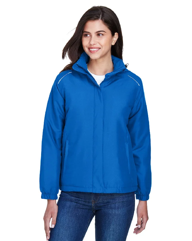 Core 365 78189 Ladies' Brisk Insulated Jacket Collared Jacket Crew Neck Jacket Turtle Neck Jacket