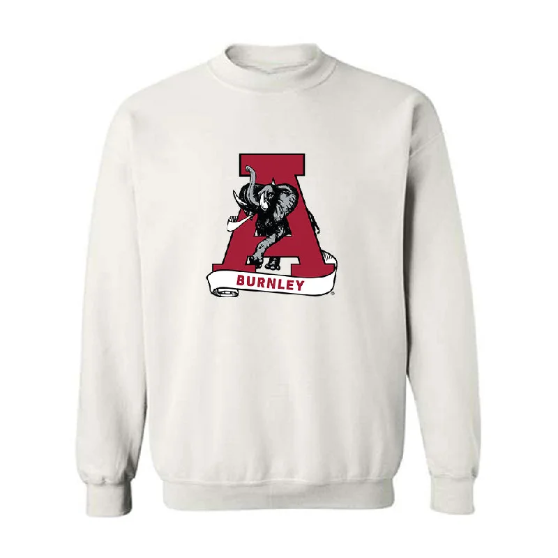 Alabama - NCAA Women's Rowing : Emma Burnley - Crewneck Sweatshirt Hoodie with Stripes Bold Sporty