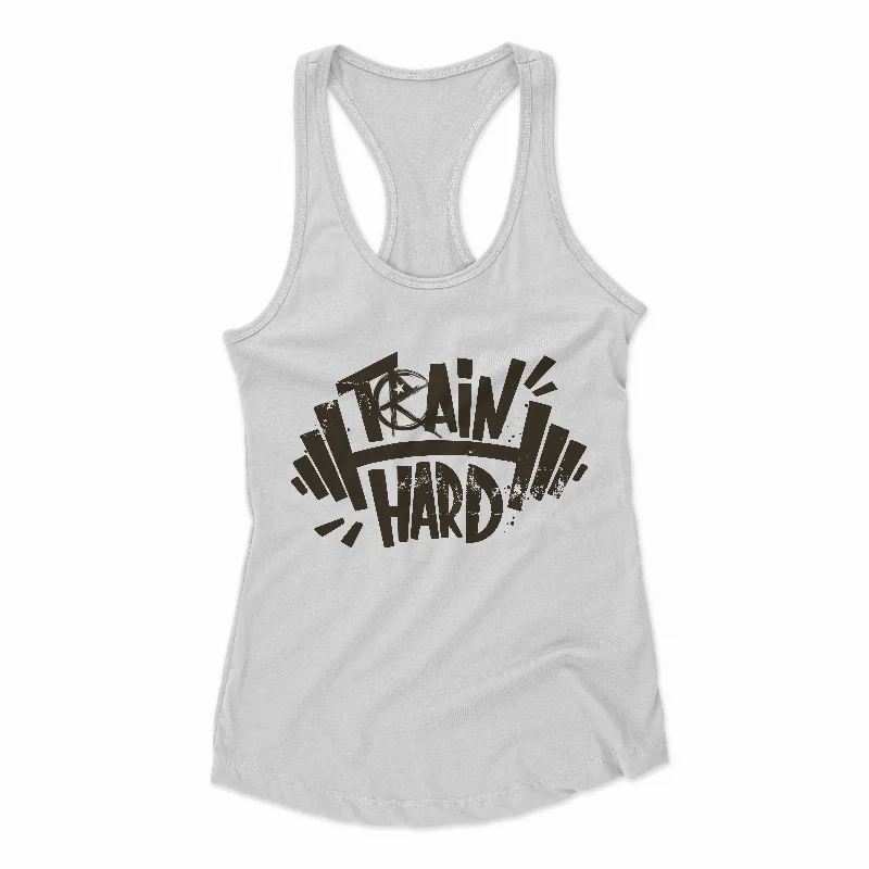 Train Hard (tank) long tank top