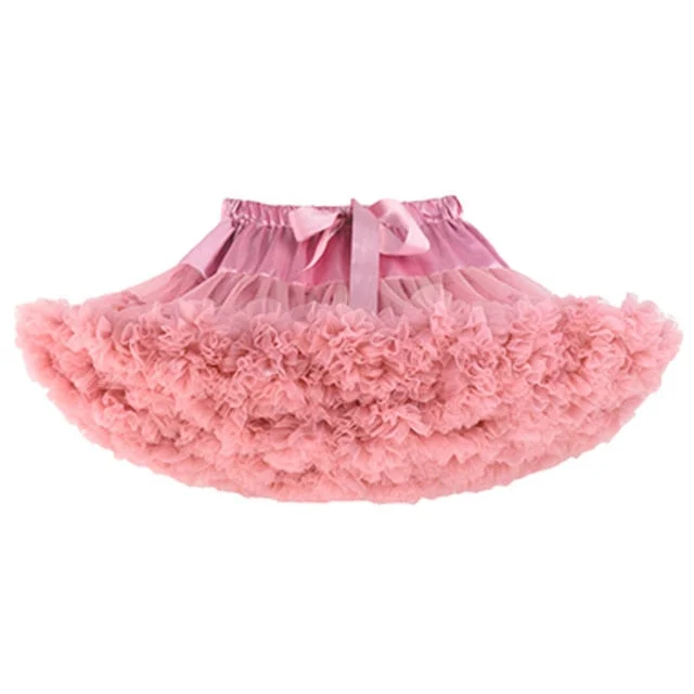 Baby Girls Tutu Skirt Dusty Pink wool skirt warm