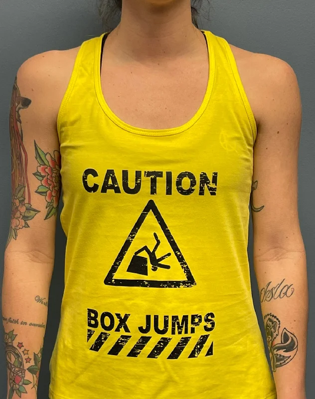 Women’s “Caution” Tank breathable tank top