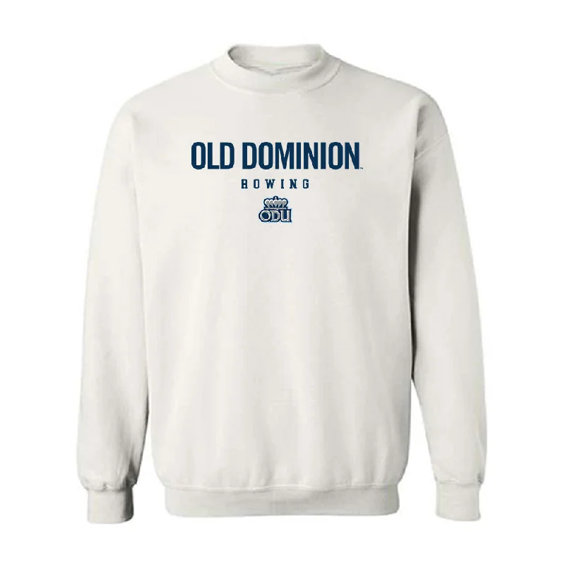 Old Dominion - NCAA Women's Rowing : Caroline Cotton - Classic Shersey Crewneck Sweatshirt Hoodie with Applique Textured Unique