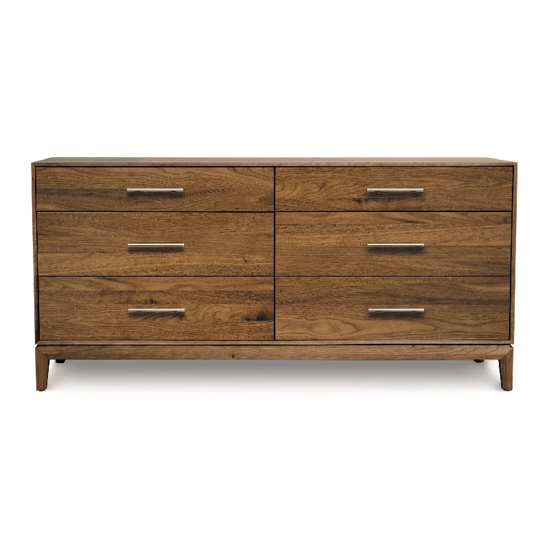 Mansfield 6 Drawer Dresser Crew Neckline Casual