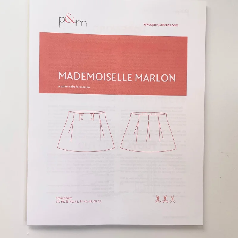 P&M Patterns : Mademoiselle Marlon Skirt denim skirt durable