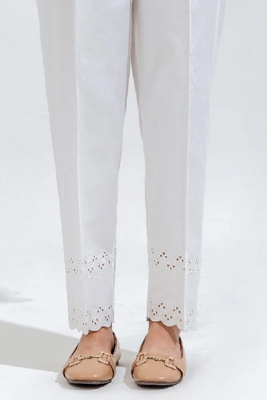 STRAIGT PANTS Fashionable Button-Up Pants