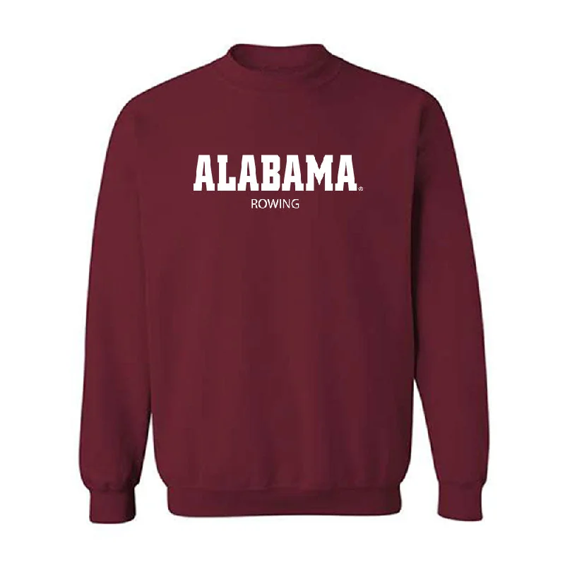 Alabama - NCAA Women's Rowing : Ella Koors - Classic Shersey Crewneck Sweatshirt Hoodie with Hem Drawcord Adjustable Customizable