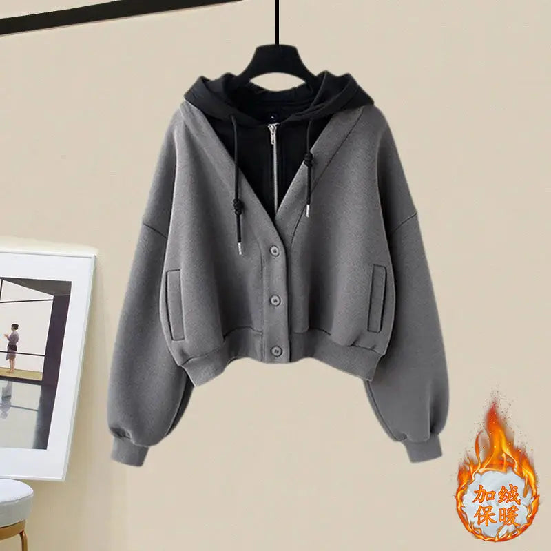 only gray hoodie