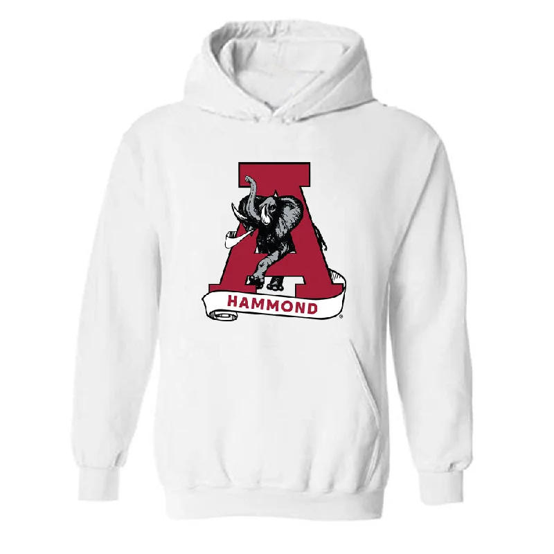 Alabama - NCAA Women's Rowing : Hayden Hammond - Hooded Sweatshirt Hoodie with Contrast Stitching Detailed Premium