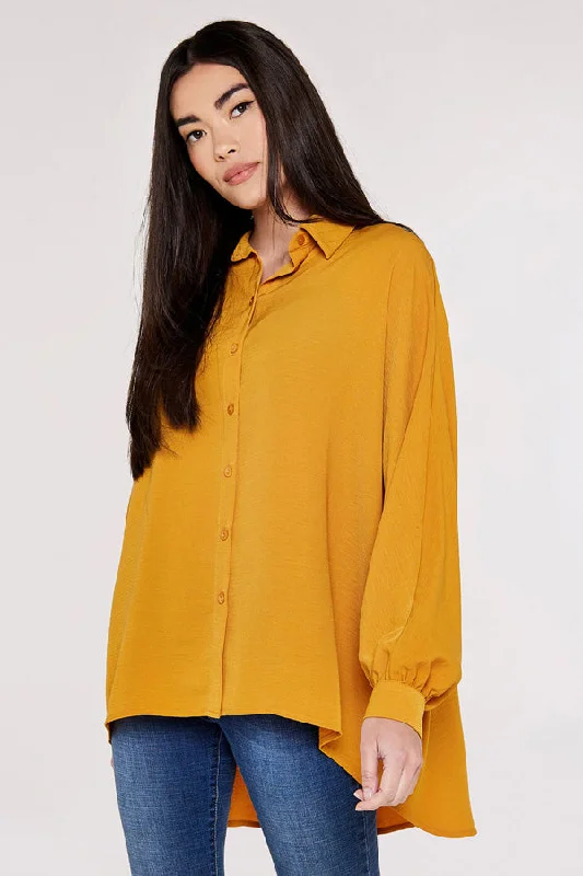 Apricot Co. Batwing Airflow Shirt Polka Dot Checkered Tartan