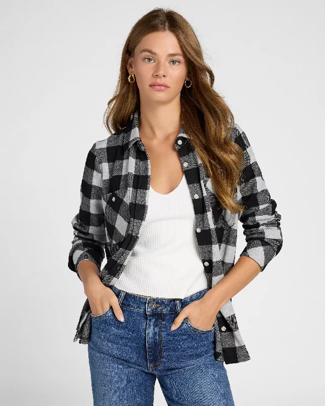 Grey Black Plaid